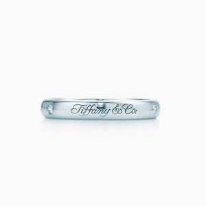 Tiffany & Co. Platinum Diamond Notes Band